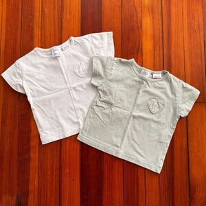 Set of Two Zara Heart Tshirts